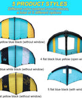 Inflatable Water Surfing Wind Wing 4 To 5 Square Meter Handheld Foil Kite For Surfing Paddleboard Skis And More 5m2, color options.