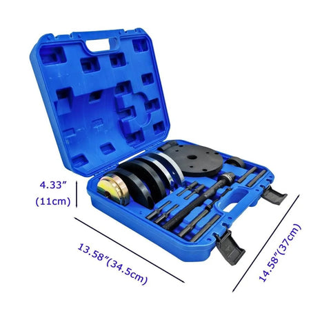 20Pcs Wheel Hub Bearing Tool Set For Easy Removal And Installation, Heavy Duty Bearing Splitter Kit in blue case, 82mm