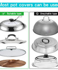 Kick Stale Clutter Out With This Heavy Duty Cabinet Pot Lid Organizer Door Mounted 304 Stainless Steel Cover Rack Adjustable Height Pan Holder For Real Easy Closet Organization Game Changer suitable and unsuitable pot lid types