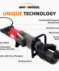 Heavy Duty 1500W Electric Rebar Bender Fits 16 To 25mm Steel Rod Up To 1 Inch With Fast 3 Second Cycle Adjustable Angle portable hydraulic bending machine parts.