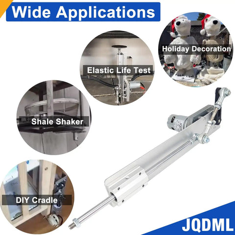 Slick 24 Volt DC Reciprocating Linear Actuator With Remote Speed Controller And Hella Adjustable Stroke Range for DIY projects.