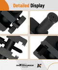 Universal Crankshaft Pulley Removal Tool And Harmonic Balancer Puller Set detailed parts view