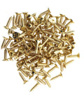 Gold screws for Gold Mini Metal Hinge Set 30Pcs 13x12mm Vintage Butt Hinges With Screws For Wooden Boxes Crafts Jewelry DIY Hardware