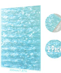 Pearlescent Cast Acrylic Sheets 1/8 Inch Thick In Aqua With Ocean Ripple Pattern For DIY Crafts And Home Decor PMMA Material