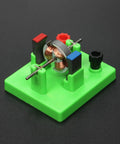 Hands On Circuit And Motor Lab Kit For Students DIY DC Motor Model with green base for simple circuit experiments at home and school