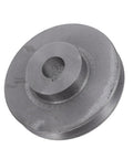 Heavy Duty Cast Iron Single Groove Motor Shaft Pulley With 19mm Bore And 6mm Keyway for reliable 100mm V belt drive setup.