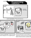 Programming instructions for Garage Door Remote Compatible With Sears Craftsman LiftMaster 139.53681 139.53681B 971LM.