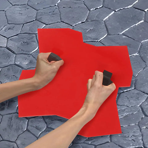Realistic Concrete Stamping Mats 23 By 23 Inches Polyurethane Seamless Stamp for outdoor stone texture imprinting