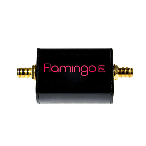 Flamingo FM Bandstop Filter component from RTL SDR Starter Kit With Premium SDR Dongle Flamingo FM Bandstop Filter Includes 3 Antennas 10 Adapters And Case Free Software To Get You On Air Listen To Signals From 100 KHz To 1700 MHz