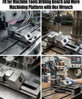 Top Pick 2 Inch Precision Vise For Machinists Built Bulletproof With Heavy Duty Alloy Steel And Screwless Quick Release Setup Perfect For Bench Drills And No Sweat Jobs, shown on machining platform.