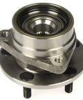 Front Wheel Bearing And Hub Assembly For Select Jeep Models No-Fuss Plug-And-Play Replacement, showing metal construction