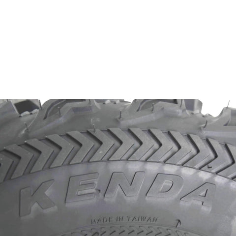 Close-up of Bearclaw EX 22x8x10 Front ATV UTV SxS Tires 6 Ply Aggressive All Terrain Tread with Rim Saver Technology