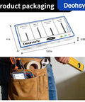 All In One Flat Head Phillips Machine Screw Kit for electrical outlets and switches, 126 pieces stainless steel packaging and tools