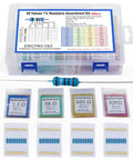 One Watt Metal Film Resistor Kit With Forty Distinct Values And Four Hundred Pieces From One Ohm To One Megohm Plus One Percent Tolerance