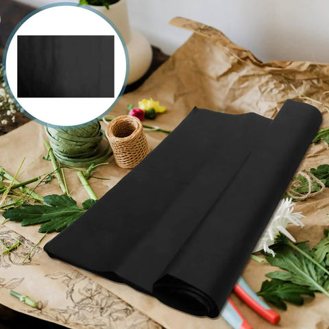 40 Sheets Flower Wrapping Paper For Bouquets And Gifts, Lightweight Floral Paper With Cuttable Design on craft table