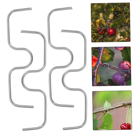 Set Of 10 Fruit Tree Pullers And Branch Spreader Tools, Easy Install, Adjustable Bend And Straighten Device For Pruning, Silver Finish