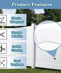 Self Adhesive Vinyl Siding Patch Kit For Quick Fixes Cover Cracks Holes And Blemishes On Exterior Siding PVC Fence Patches