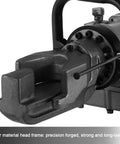 1500W Electric Hydraulic Rebar Bending Machine For Construction Sites Bends 4 To 25mm Steel Rods, featuring 40Cr forged head for strength.