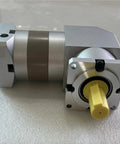 Heavy Duty Slick 90mm Planetary Speed Reducer Gearbox With 40 To 1 Ratio exhibiting robust metal construction for Nema34 motors.