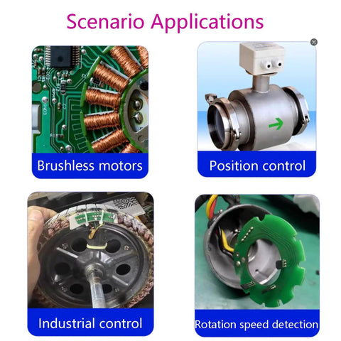 Top Tier Hall Effect Sensor Magnetic Detector Pack Of Twenty For Arduino Projects, applications include brushless motors, position control, rotation speed detection.