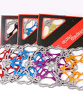 Floating Disc Brake Rotor 160mm 180mm 203mm Stainless Steel With 6 Bolts in multiple colors for road and mountain bikes