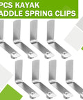 Heavy Duty Push Button Spring Clips Eight Pack For Kayak Paddle And Tent Pole Connections 6mm Stainless Steel Locking Tube Pins For Camping Outdoor Gear Silver Ideal For Outdoor Enthusiasts And Rugged Campsites Moxweyeni