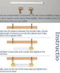 Installation guide for Brass And Clear Acrylic Kitchen Cabinet Pulls 7 Inch Center To Center Hole 4 Pack Gold And Clear.