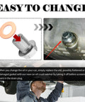 How to use 20 Pack M18 Oil Drain Plug Gasket Set Copper And Aluminum Crush Washers for DIY auto maintenance under the hood.