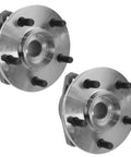 Front Wheel Bearing And Hub Assembly Set For Jeep Cherokee Grand Cherokee And Wrangler - Dual Front Left And Right Hubs, 2 Piece Kit