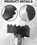 2 Inch Heavy Duty Spiral Cutter for Sectional Drain Machines with sharp steel blade and durable design for effective pipe cleaning.