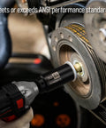 1/2 Inch Drive 19mm Crank Bolt Socket For Honda Harmonic Balancer, CR-MO Impact Socket in use on harmonic balancer