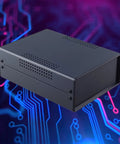 Tough As Nails Industrial Enclosure Box For Wire Junction And Distribution Control With ABS Panel, shown in an industrial setting
