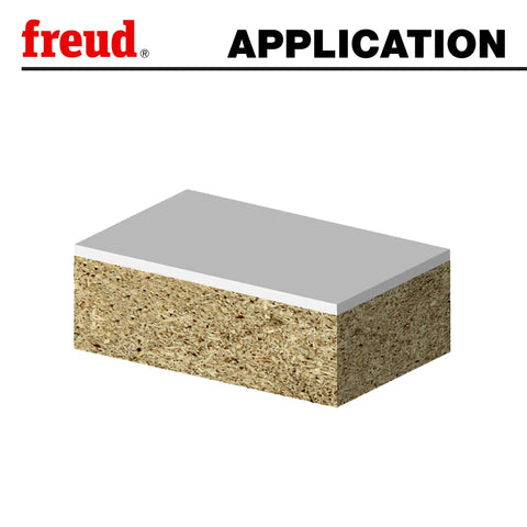 Double Compression Router Bit Application on Wood Panel with DoubleSided Material