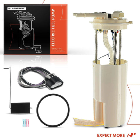 Electric Fuel Pump Module Assembly With Pressure Sensor That Works With Buick Regal Century 1998 1999 Oldsmobile Intrigue 1998 1999 2000 Pontiac Grand Prix 1998 1999 2000 V6 3.1L 3.5L 3.8L, showing components and packaging