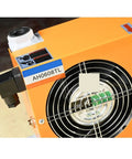 Close-up of Beefy Industrial Air Cooler Fans For CNC Machines 60 L Per Minute Flow 2.4KW Cooling Power Hydraulic Oil Cooler
