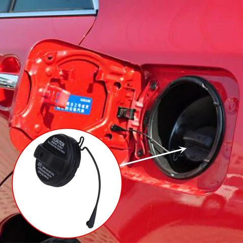Gas Tank Filler Cap Replacement For Toyota Vehicles Compatible With 4Runner Avalon Camry 77300-33070 on a red car