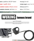 3 In 1 Ebike Light And Horn Switch With Turn Signal For Electric Bikes And Scooters Headlight On Off Control DK336 features