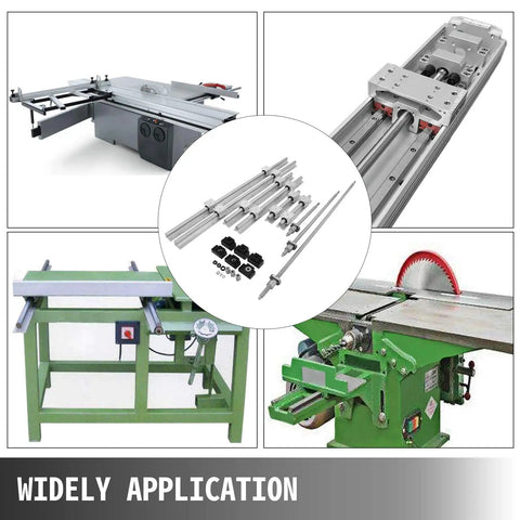 All In One CNC Linear Rail Kit With Three RM1605 Ball Screws And SBR20 Rails 300 600 1000 mm Includes BK BF12 Blocks
