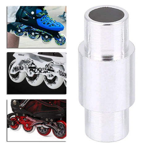 Aluminum Alloy Stepped Skate Wheel Bearing Spacers 10 Pack For Inline Skates Replacement On Standard Wheels Reduces Drag