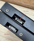 Close-up of two terminal connector ports showing thin mouth and thick mouth for USB-A Male To MX1.25 Four Pin Terminal Connector Cable.