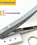Heavy Duty One Hole Punch For Crafting And Card Making, Portable Handheld Paper Puncher With One Quarter Inch Hole Size and zinc alloy build