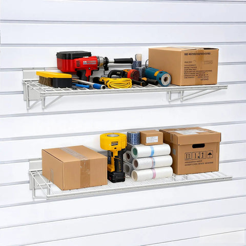 24 Inch Slatwall Shelf 24-Inch Slatwall Shelf – Warm White ...