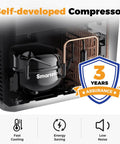 Kickass 34 Quart 12V Refrigerator Stays Bone Cold 24H Portable Car Fridge total game changer showcasing self-developed compressor.