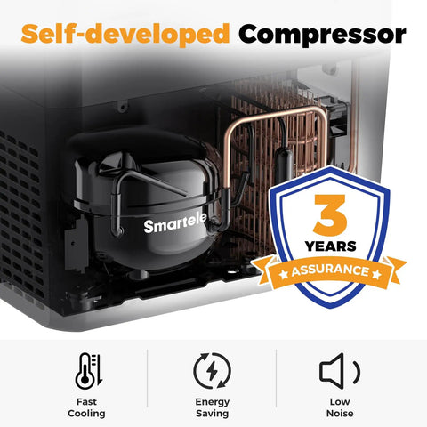 Kickass 34 Quart 12V Refrigerator Stays Bone Cold 24H Portable Car Fridge total game changer showcasing self-developed compressor.