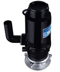 Slim Line Three Quarter HP Garbage Disposal With Anti Jam Grinding System Stainless Steel Black Compact Powerhouse
