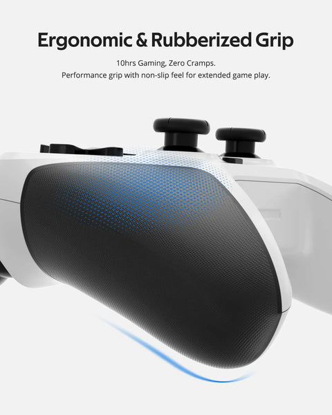 Wireless Gaming Controller With Broad Device Support For PC Switch iOS Android PS3 PS4 Steam Mac rubberized ergonomic grip
