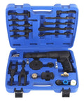 Heavy Duty Air Hammer Chisel Kit With 19 Piece Pneumatic Hammer Set 2100 BPM 10 Cm Stroke Auto Body Repair Metal Cutting