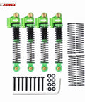 Beefed Up Aluminum Oil Filled RC Shocks for Axial AX24 XC1 4WS 1 24 Scale Upgrades set with extra springs and adjustment tools