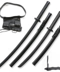 Polypropylene Training Katana Sword For Safe Practice And Cosplay with sheath, belt, and stand