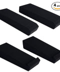 Studio Monitor Isolation Pads For Home Studios, Heavy Duty Acoustic Foam Cushions, 4 pack shown, fits 5 to 12 inch monitors